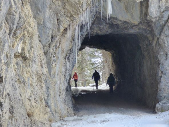 Tunnel auf dem Weg von Elmen zur Stablalm