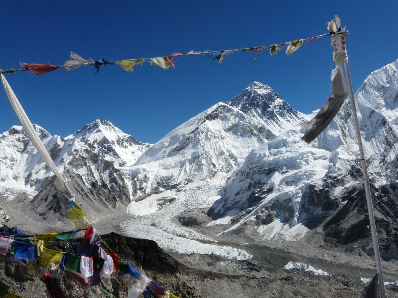 Mount Everest mit Base Camp: Kalt! 