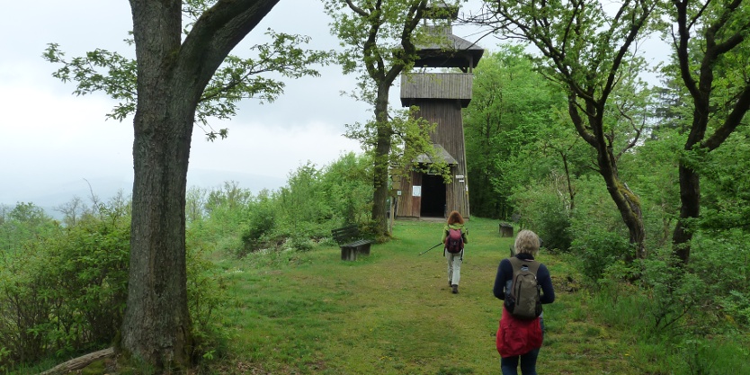Ziel der Wanderung von Ahrenberg aus ist der Rosskopfturm