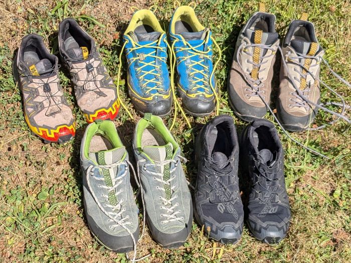 Trailrunning-Schuhe, Approach-Schuhe und Wander-Halbschuhe