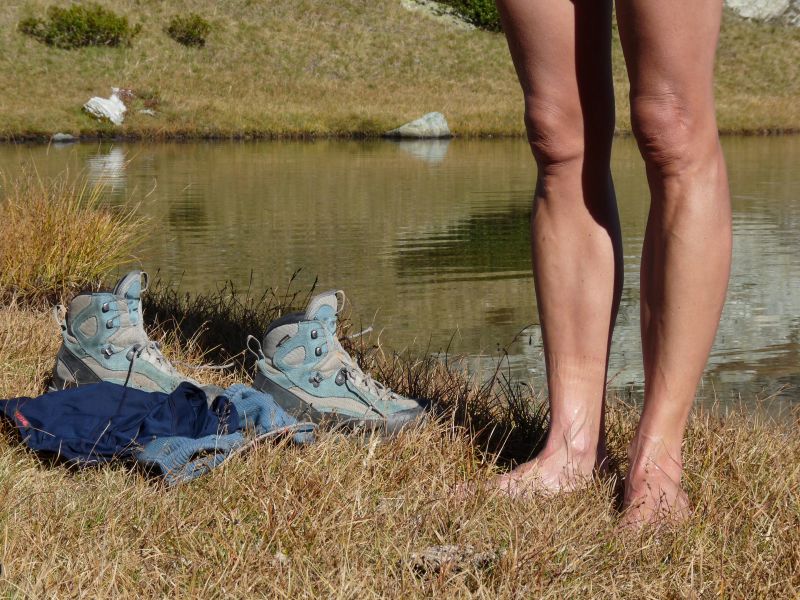 Füße und Wanderschuhe müssen perfekt zusammenarbeiten.